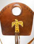 American Darling ADBGM257B Bucket Genuine Leather Women Bag Western Handbag Purse