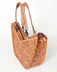 ADBG831A American Darling Hand Tooled Genuine Leather Women Bag Western Handbag Purse