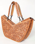 ADBG831A American Darling Hand Tooled Genuine Leather Women Bag Western Handbag Purse