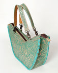 ADBG831B American Darling Hand Tooled Genuine Leather Women Bag Western Handbag Purse
