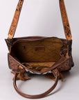 American Darling Briefcase Hand Tooled Saddle Blanket Genuine Leather women bag western handbag purse