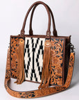 American Darling Briefcase Hand Tooled Saddle Blanket Genuine Leather women bag western handbag purse