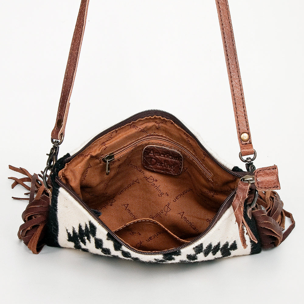 American Darling Cross Body Saddle Blanket Genuine Leather Women Bag Western Handbag Purse