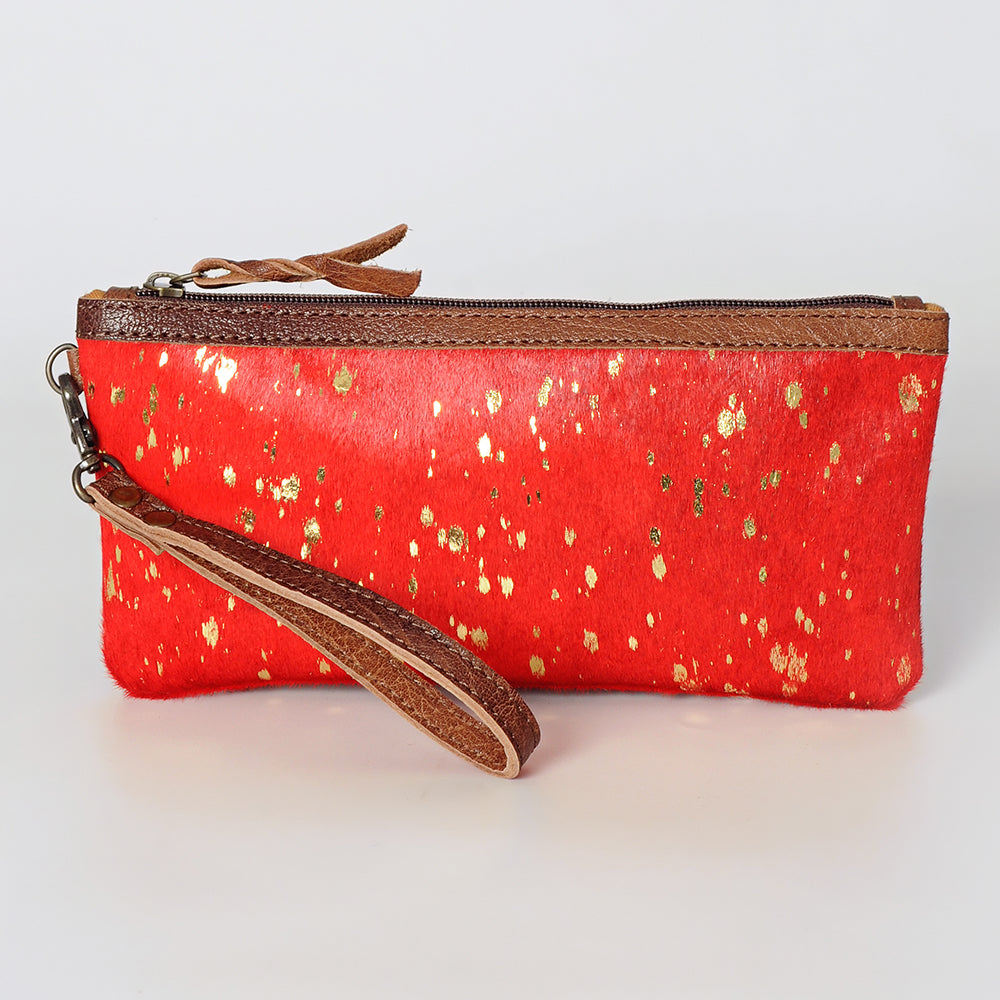 American Darling Wristlet Genuine Leather Women Bag W. Handbag Purse –