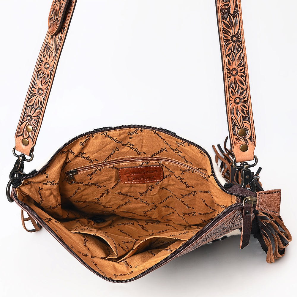 ADBG861B American Darling Hand Tooled Saddle Blanket Genuine Leather Women Bag Western Handbag Purse