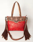 American Darling Tote Hair On Genuine Leather Women Bag Western Handbag Purse