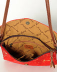American Darling ADBGS178Q Envelope Hair On Genuine Leather Women Bag Western Handbag Purse