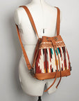 ADBG862A American Darling Hand Tooled Saddle Blanket Genuine Leather Women Bag Western Handbag Purse