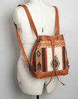 ADBG862B American Darling Hand Tooled Saddle Blanket Genuine Leather Women Bag Western Handbag Purse