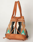 ADBG862C American Darling Hand Tooled Saddle Blanket Genuine Leather Women Bag Western Handbag Purse