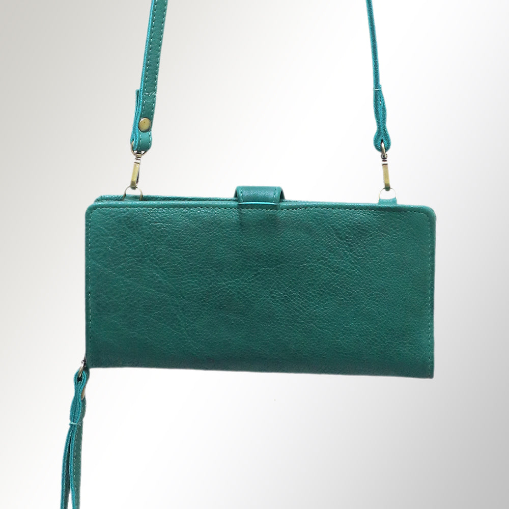 American Darling Wristlet Genuine Leather Women Bag Western Handbag Purse