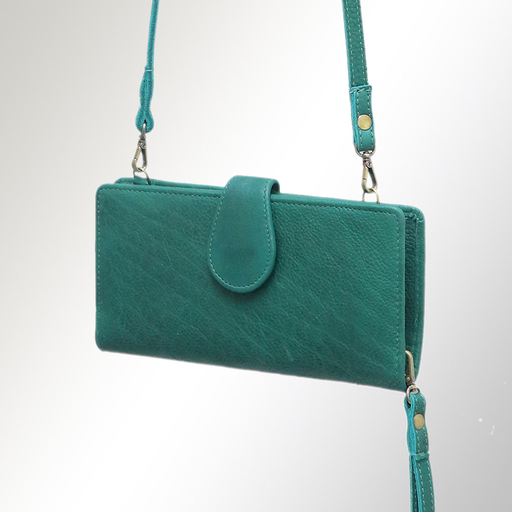 American Darling Wristlet Genuine Leather Women Bag Western Handbag Purse