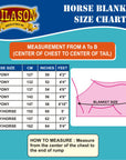 Hilason 600D Winter Waterproof Pony Horse Turnout Blanket Red