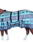 Hilason Horse Fly Sheet Uv Protect Mesh Bug Mosquito Summer Turquoise Aztec