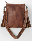 American Darling ADBGS192S Messenger Saddle Blanket Genuine Leather Women Bag Western Handbag Purse