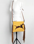 American Darling Cross Body Saddle Blanket Genuine Leather Women Bag Western Handbag Purse