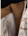 White Print Riding Shirt