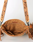 American Darling Cross Body Hand Tooled Saddle Blanket Genuine Leather Women Bag Western Handbag Purse