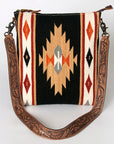ADBG864A American Darling Saddle Blanket Genuine Leather Women Bag Western Handbag Purse