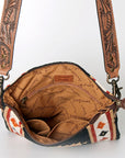 ADBG864A American Darling Saddle Blanket Genuine Leather Women Bag Western Handbag Purse
