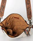 ADBG864B American Darling Saddle Blanket Genuine Leather Women Bag Western Handbag Purse