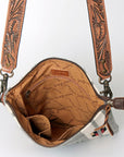 ADBG864C American Darling Saddle Blanket Genuine Leather Women Bag Western Handbag Purse