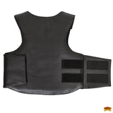 Hilason Kids Junior Youth Bull Riding Pro Rodeo Leather Protective Vest