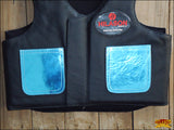 Hilason Kids Junior Youth Horse Riding Pro Rodeo Leather Protective Vest