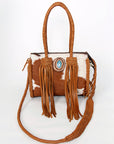 American Darling Hair On Genuine Leather Women Bag Western Handbag Purse