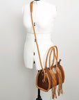 American Darling Hair On Genuine Leather Women Bag Western Handbag Purse
