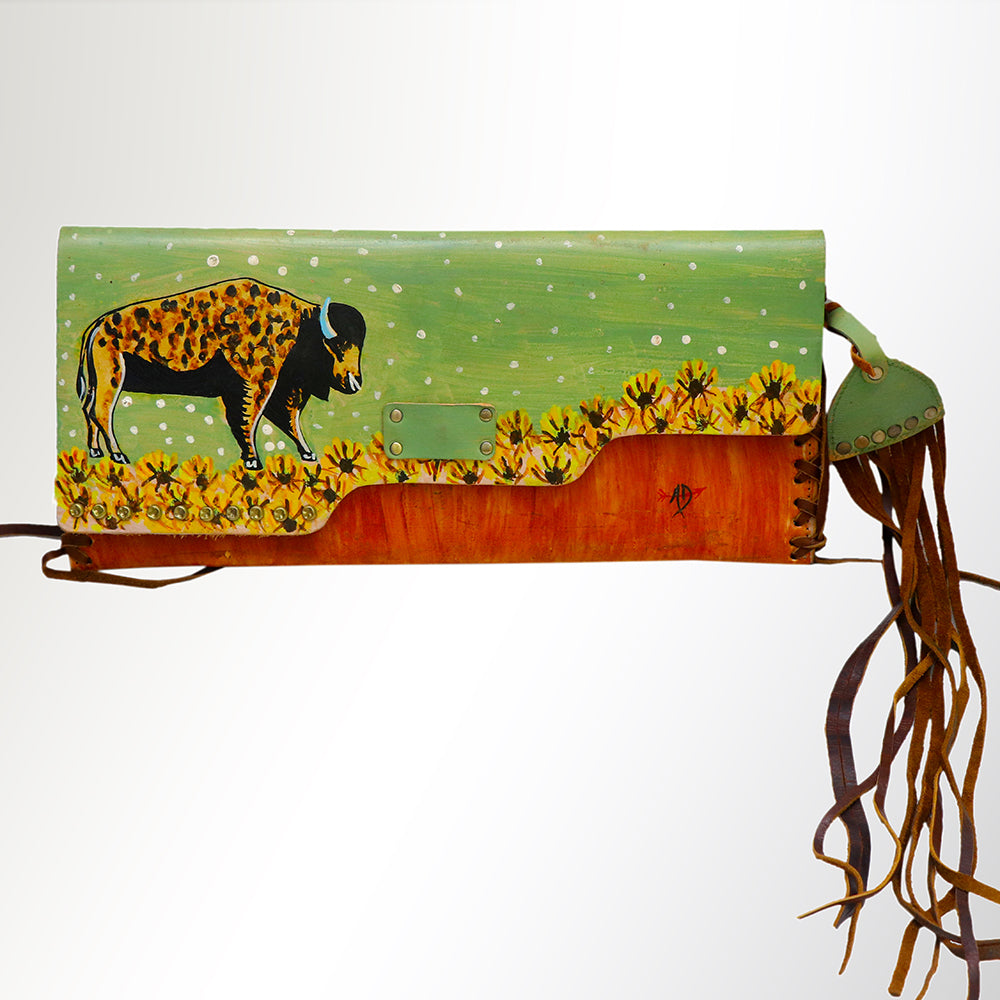 American Darling Envelope Genuine Leather Women Bag Western Handbag Purse
