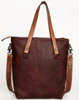 American Darling ADBGZ259A Tote Hand Tooled Genuine Leather Women Bag Western Handbag Purse