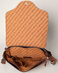 American Darling TOTE Upcycled Wool Genuine Leather women bag western handbag purse