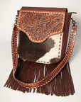 American Darling TOTE Upcycled Wool Genuine Leather women bag western handbag purse
