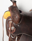 Bar H Equine American Leather Horse Saddle Tack One Ear Headstall | Breast Collar | Browband Headstall | Wither Strap | Tack Set BER255