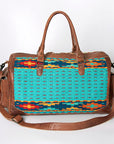 American Darling Duffel Saddle Blanket Genuine Leather Women Bag Western Handbag Purse