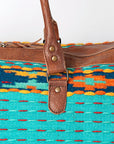 American Darling Duffel Saddle Blanket Genuine Leather Women Bag Western Handbag Purse