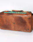 American Darling Duffel Saddle Blanket Genuine Leather Women Bag Western Handbag Purse