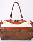 American Darling Duffel Saddle Blanket Genuine Leather Women Bag Western Handbag Purse