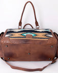 American Darling Duffel Saddle Blanket Genuine Leather Women Bag Western Handbag Purse