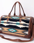 American Darling Duffel Saddle Blanket Genuine Leather Women Bag Western Handbag Purse