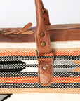 American Darling Duffel Saddle Blanket Genuine Leather Women Bag Western Handbag Purse