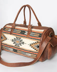 American Darling Duffel Saddle Blanket Genuine Leather Women Bag Western Handbag Purse