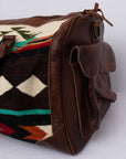 American Darling Duffel Saddle Blanket Genuine Leather Women Bag Western Handbag Purse