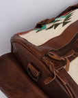 American Darling Duffel Saddle Blanket Genuine Leather Women Bag Western Handbag Purse