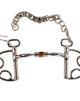 BAR H EQUINE Kimberwick Bit with Comfort Mouth & Copper Rollers