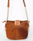 American Darling Messenger Hand Tooled Genuine Leather Women Bag Western Handbag Purse