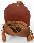 American Darling Messenger Hand Tooled Genuine Leather Women Bag Western Handbag Purse