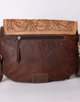 American Darling Messenger Hand Tooled Genuine Leather Women Bag Western Handbag Purse