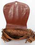 American Darling Hand Tooled Genuine Leather Women Bag Western Handbag Purse